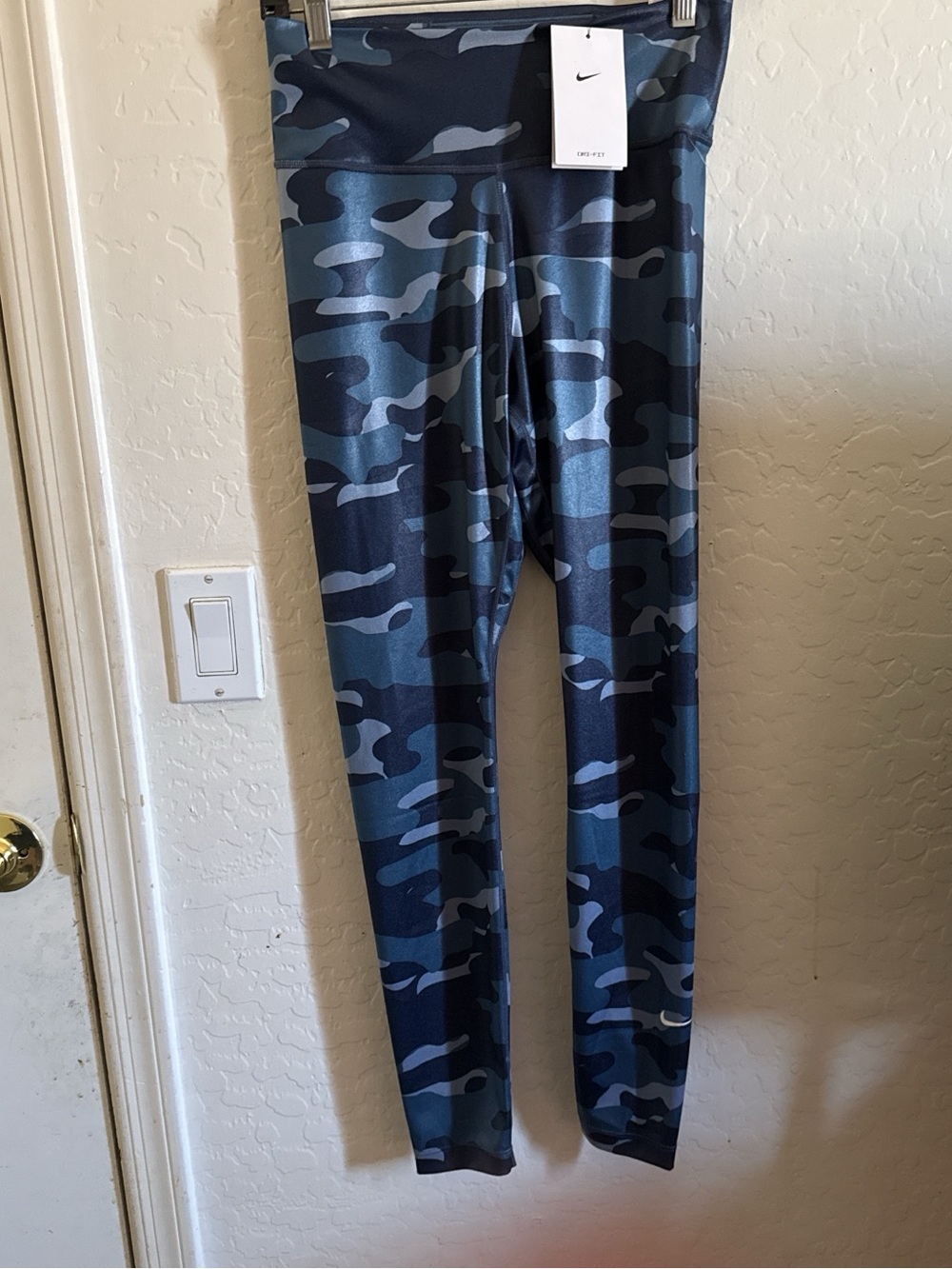 Nike Blue Camo Leggings